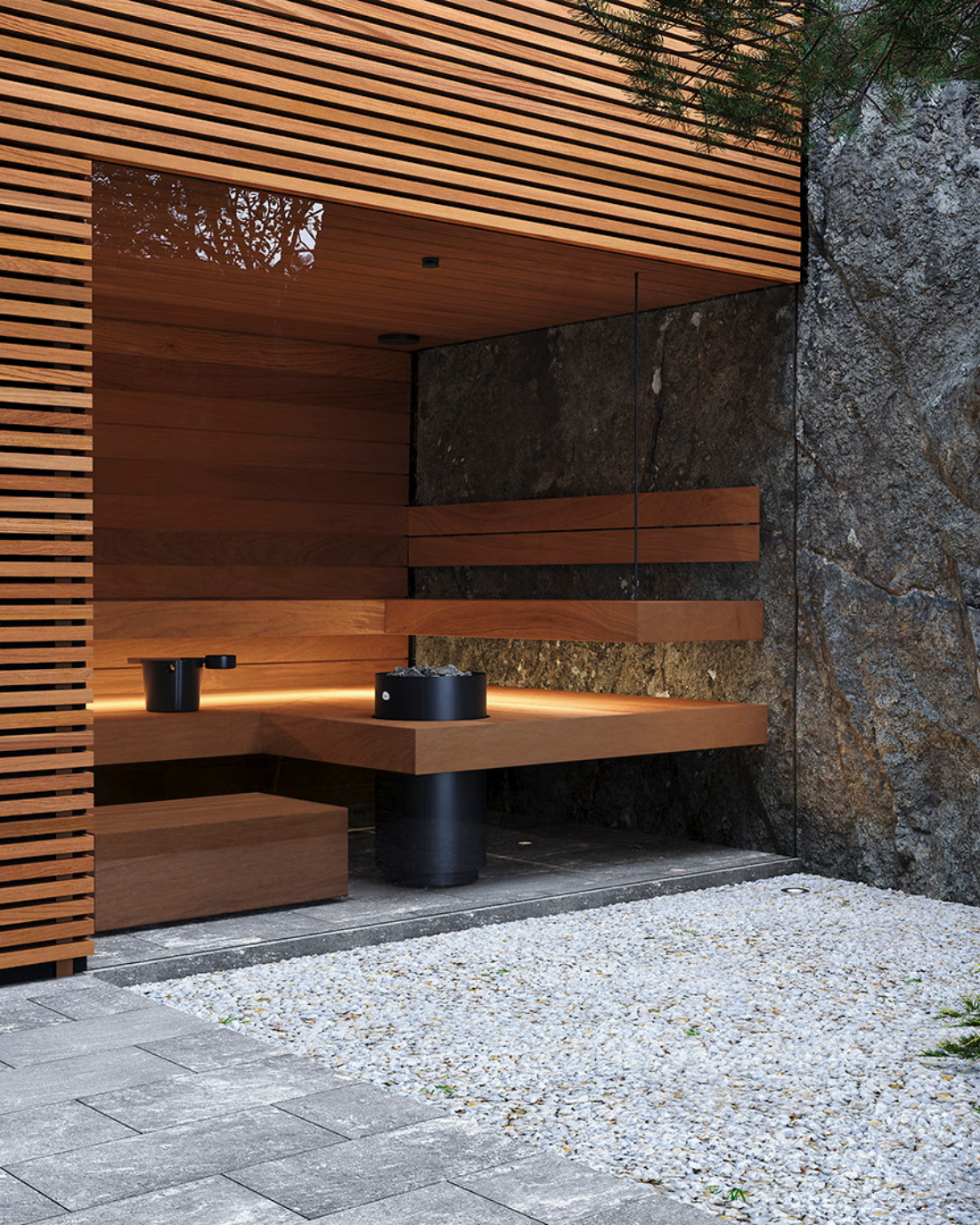 USVA L steel pirts krāsns melna