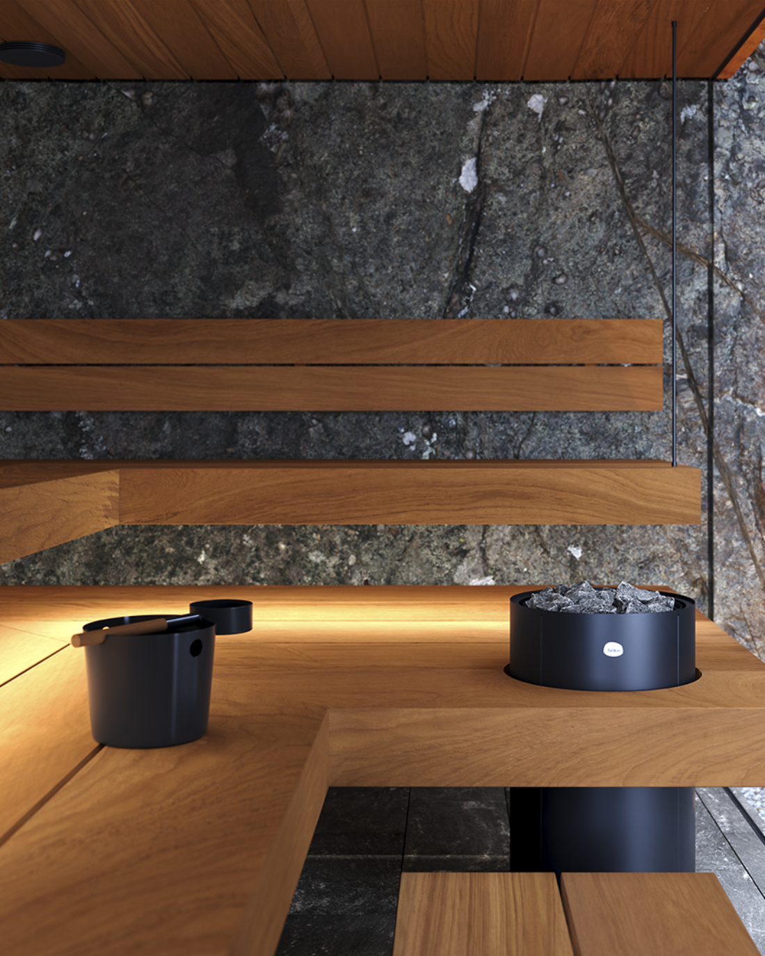 USVA L steel pirts krāsns melns metāls