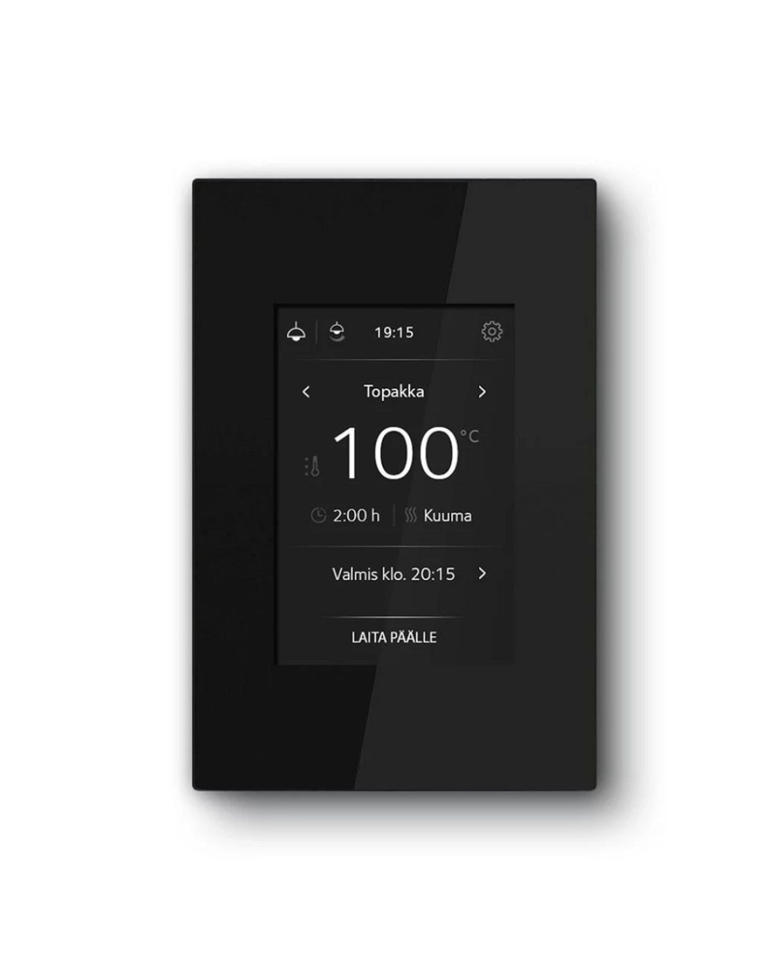 Tulikivi Wi-Fi control panel