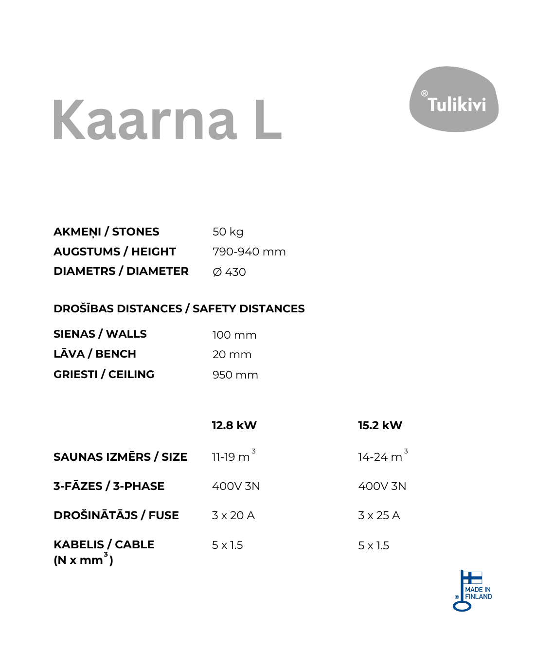 KAARNA L | classic + Wi-Fi