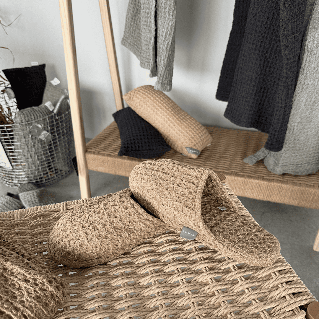 Čībiņas L/XL ar linu | dažādi toņi