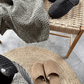 Slippers L/XL  with linen | various colors