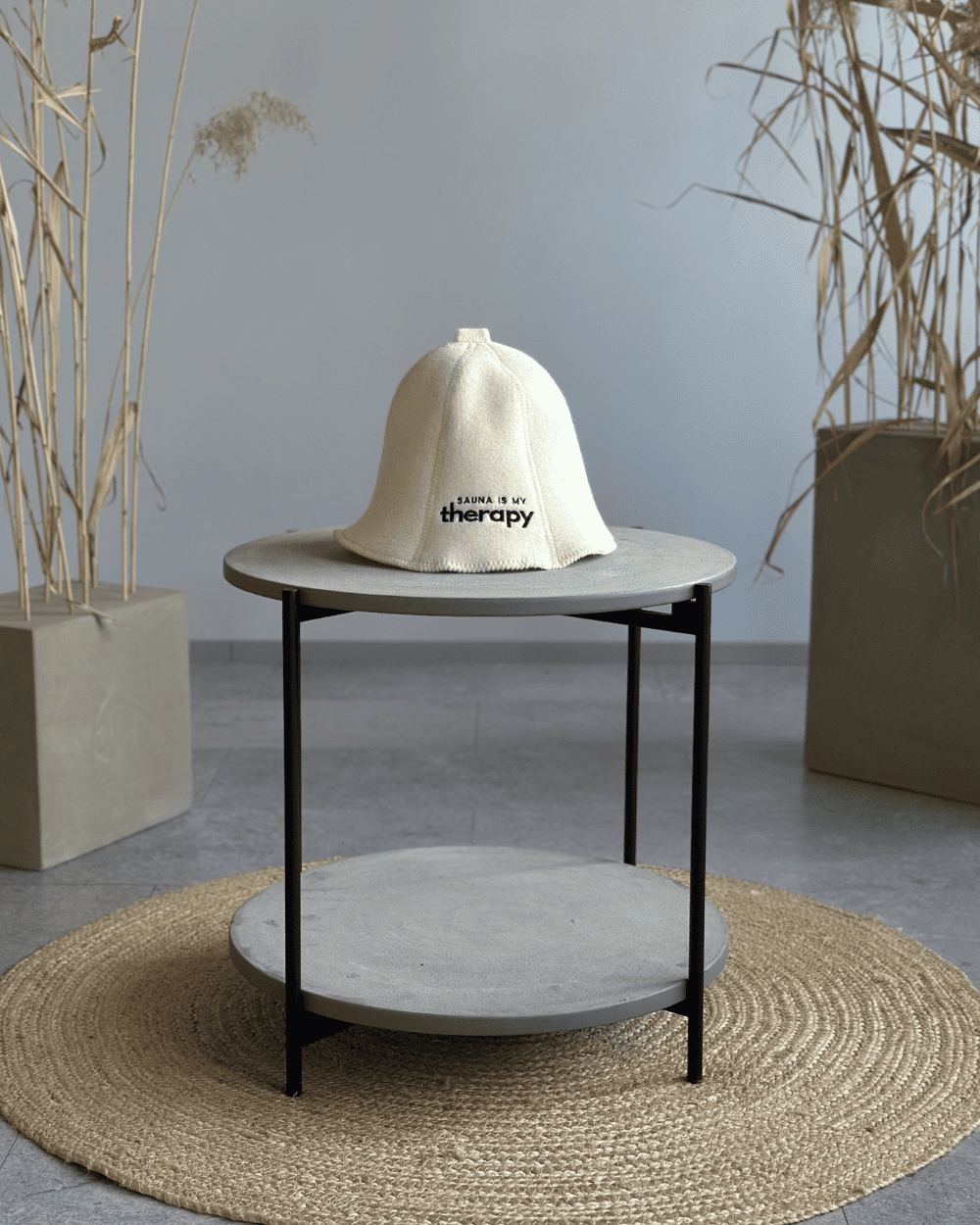 Vilnas cepure "Sauna therapy" | balta