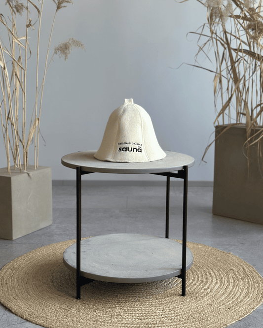 Wool hat "Nekādas drāmas" | white