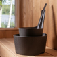 Sauna bucket set, bio 5 l | anthracite 