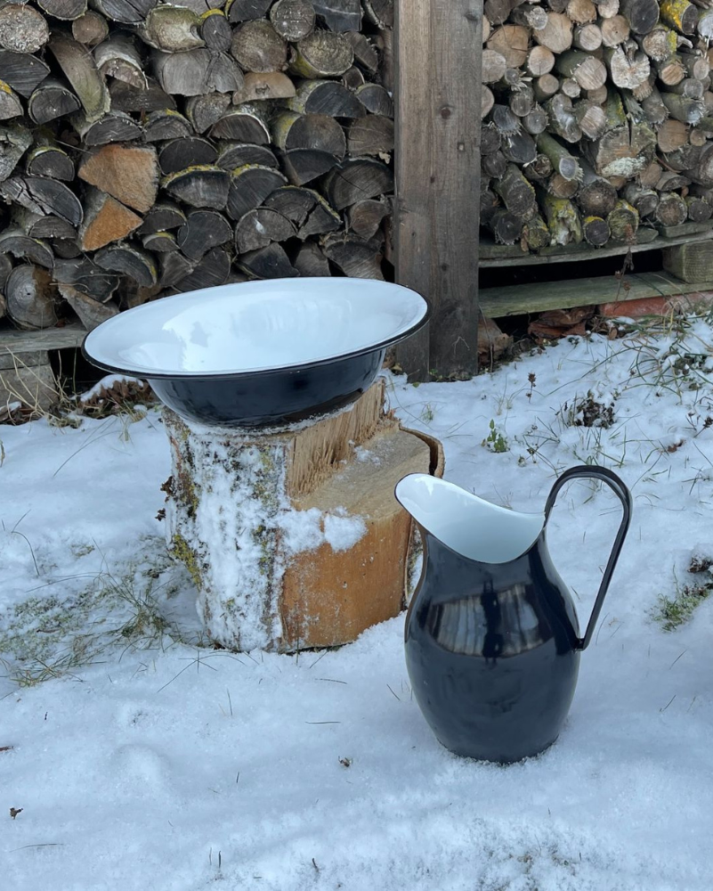 Emaljēti saunas aksesuāri